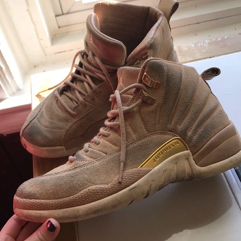Used Air Jordan 12 Vachetta Tan Size 9